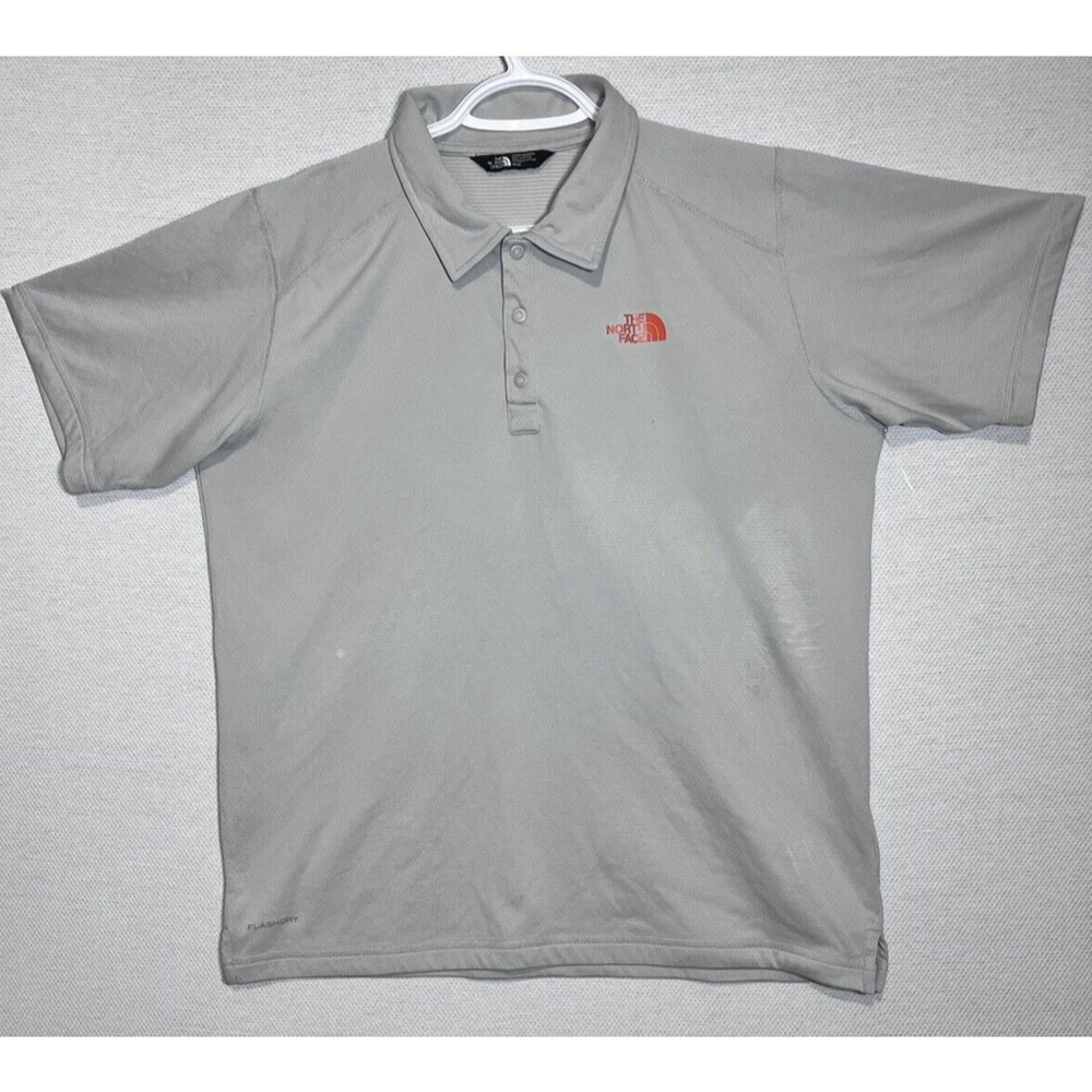 North Face  Shirt Men Medium Short Sleeve Gray